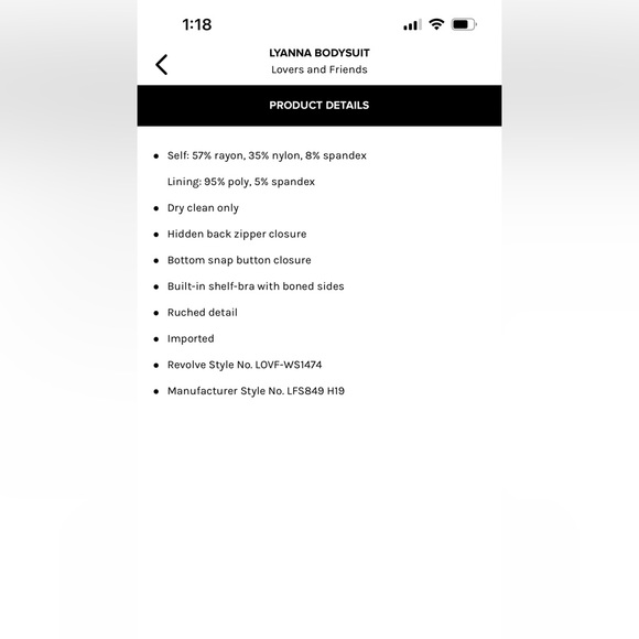 Lovers and friends red bodysuit - Picture 3 of 7